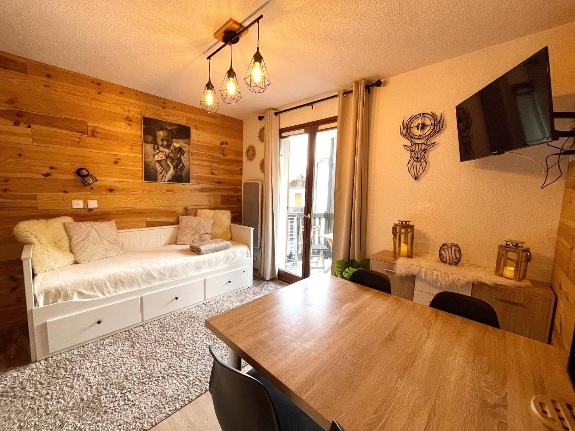 Chalereux studio a la montagne Auron Extérieur photo