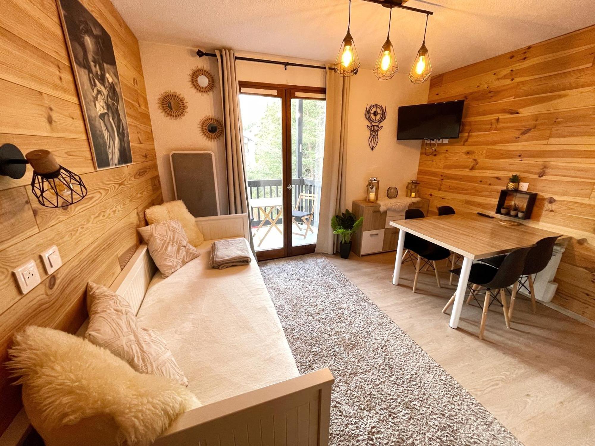 Chalereux studio a la montagne Auron Extérieur photo