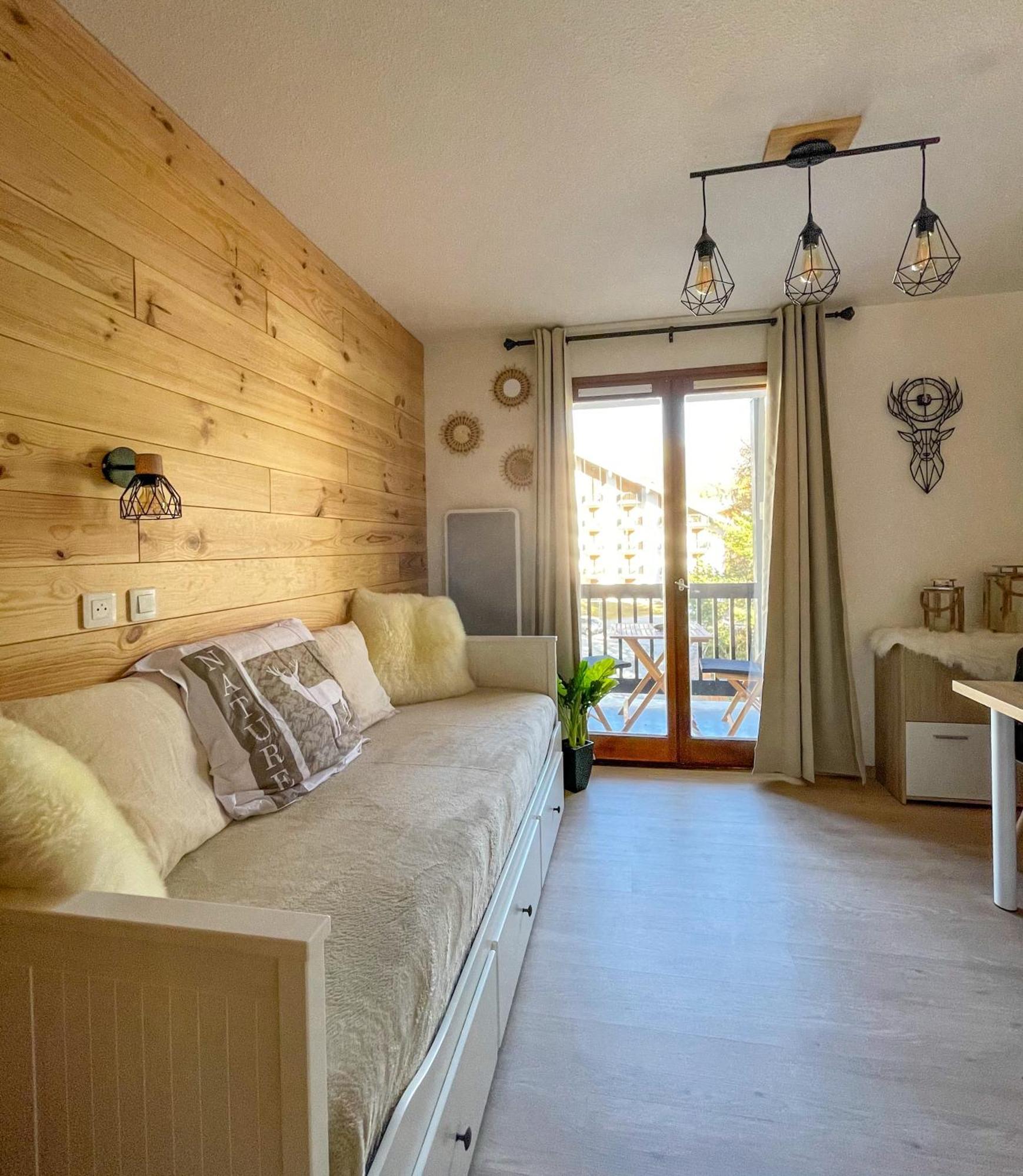 Chalereux studio a la montagne Auron Extérieur photo